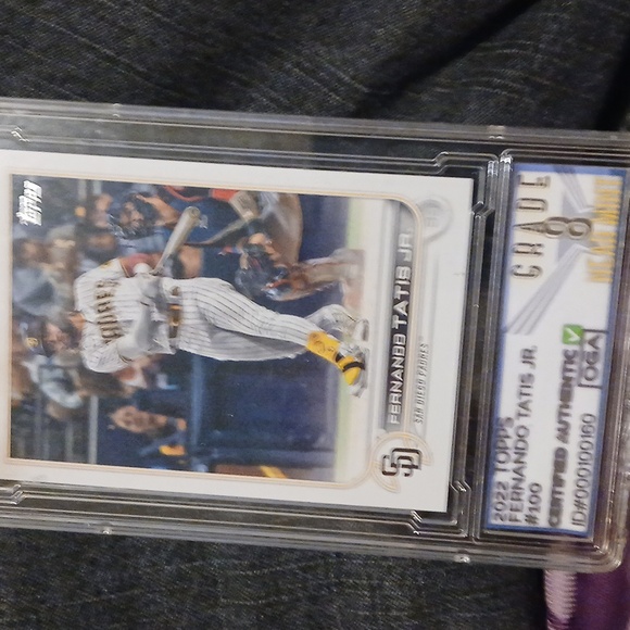 Oga Graded 2022 Topps Fernando Tatis Jr Mlb Trading Card - Picture 1 of 5